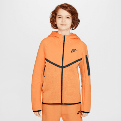 Nike Sportswear Tech Fleece Big Kids' Full-Zip Hoodie. Nike.com
